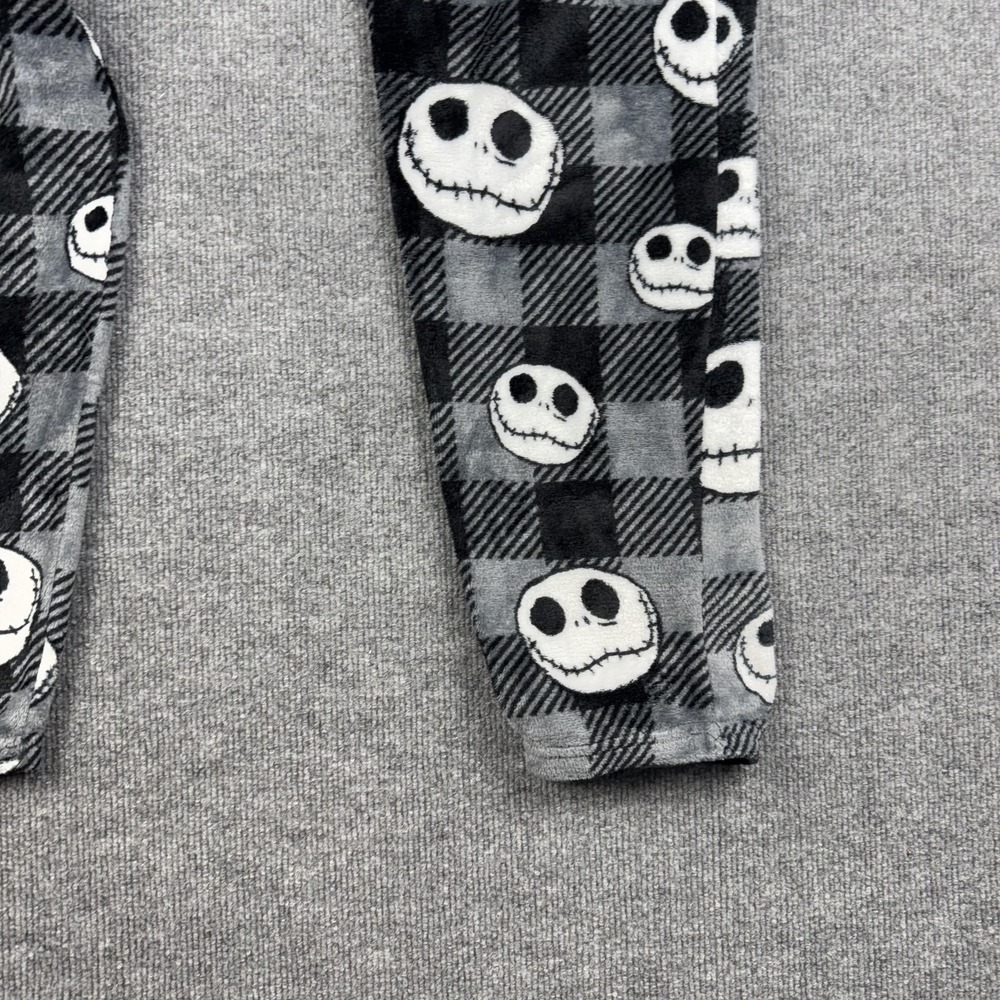 Disney Jack Skellington Nightmare Before Xmas Onepiece Pajamas Juniors XL Fleece - Picture 6 of 9